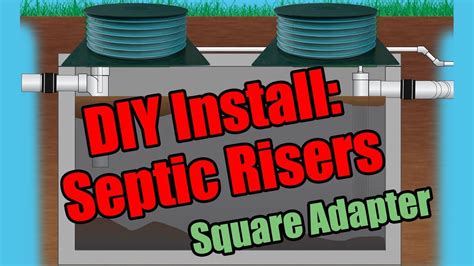 how to build a riser over my concrete distribution box|septic tank riser instructions.